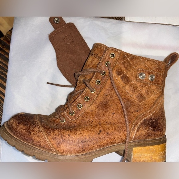 RARE Timberland Apley Waterproof Distressed Leather Wrap Chelsea Boots size 7 - Picture 3 of 11